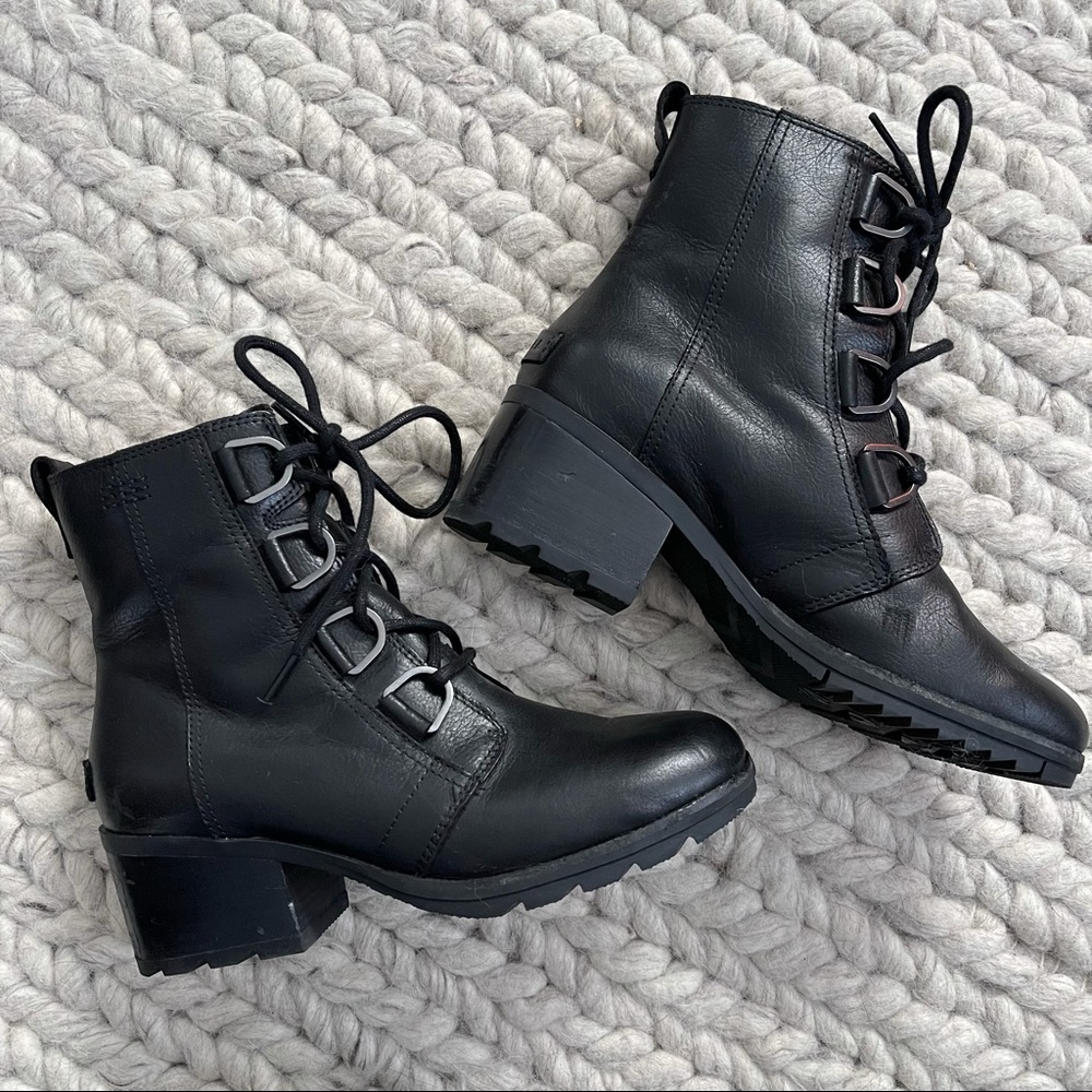 Sorel Cate Heeled Lace Winter Bootie